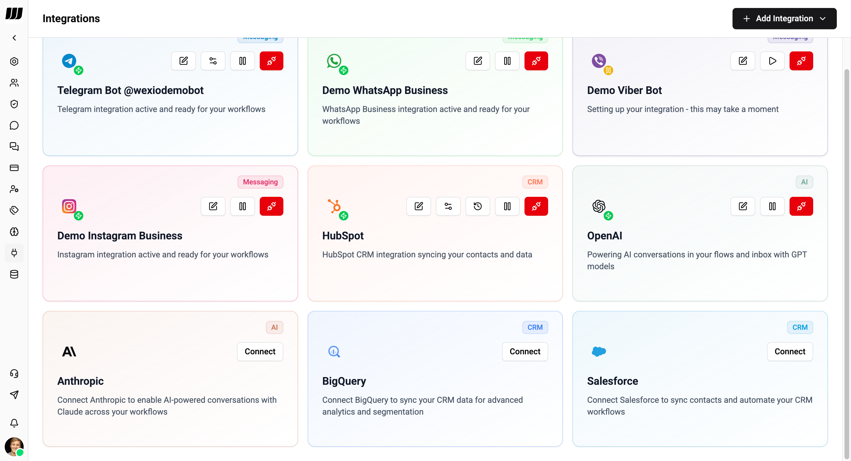 AI providers configuration