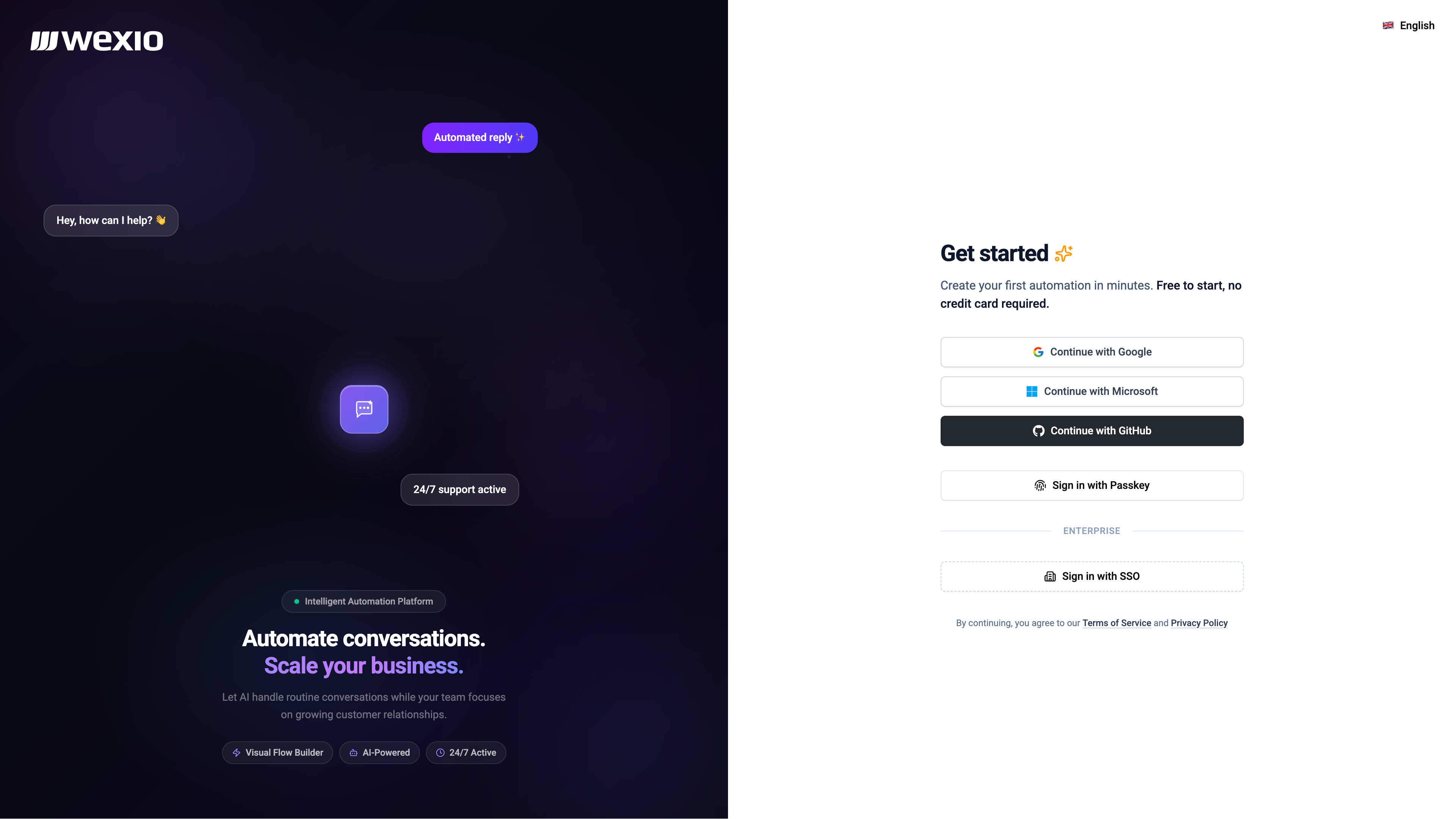 Wexio getting started overview