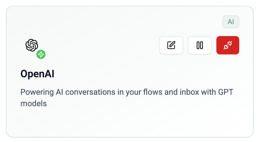 OpenAI integration page