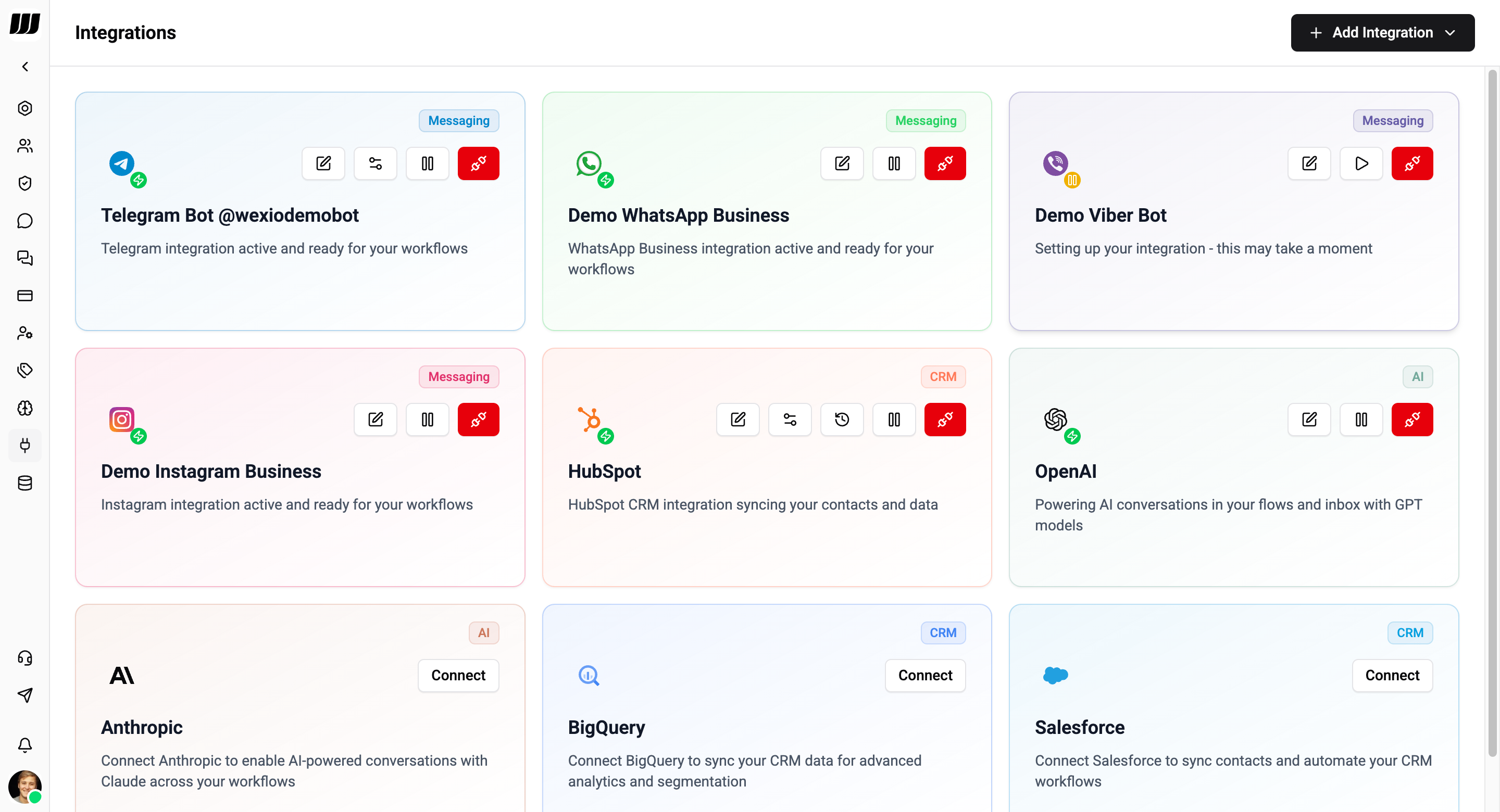 Integrations overview