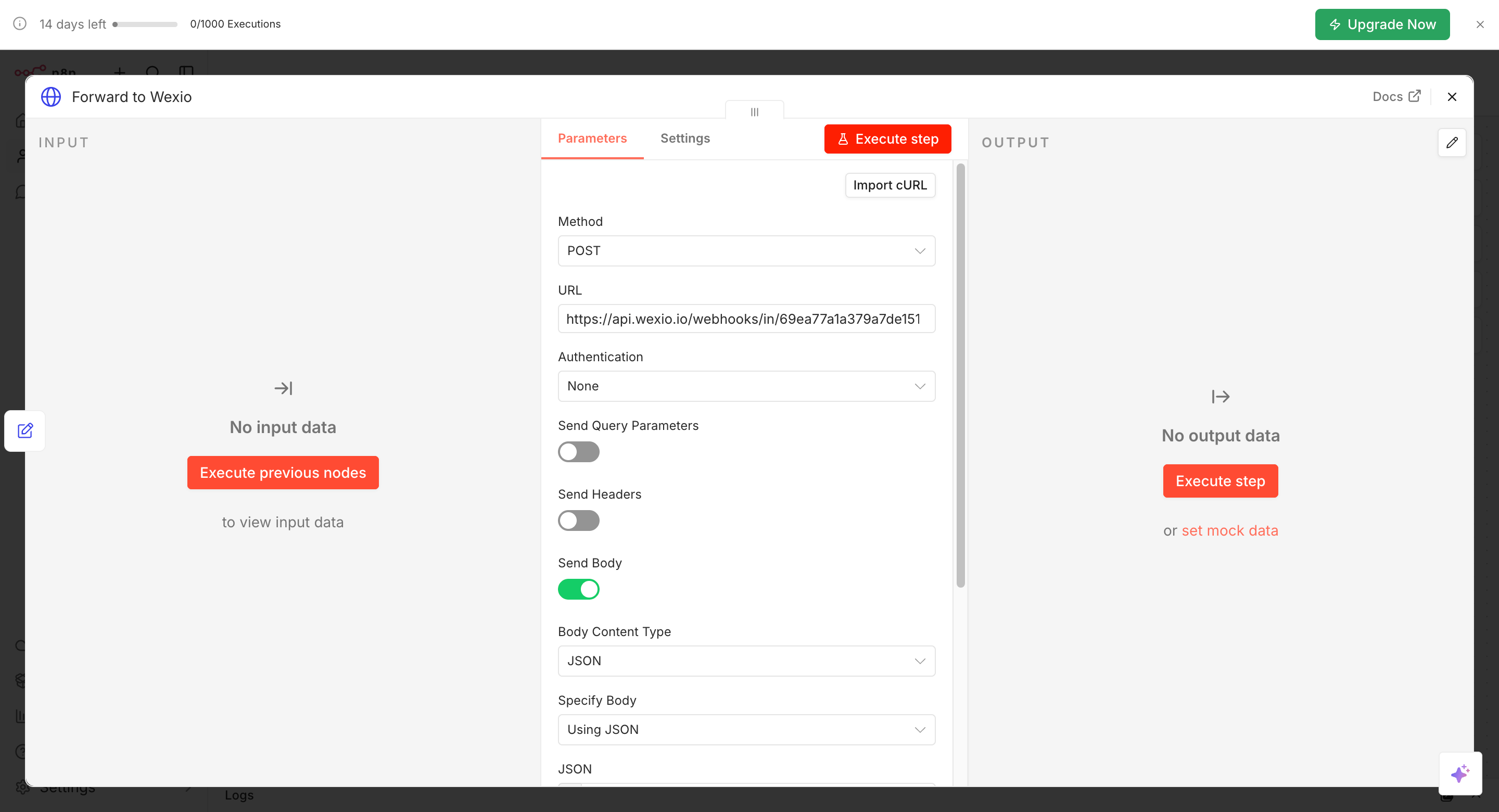 n8n HTTP Request node
