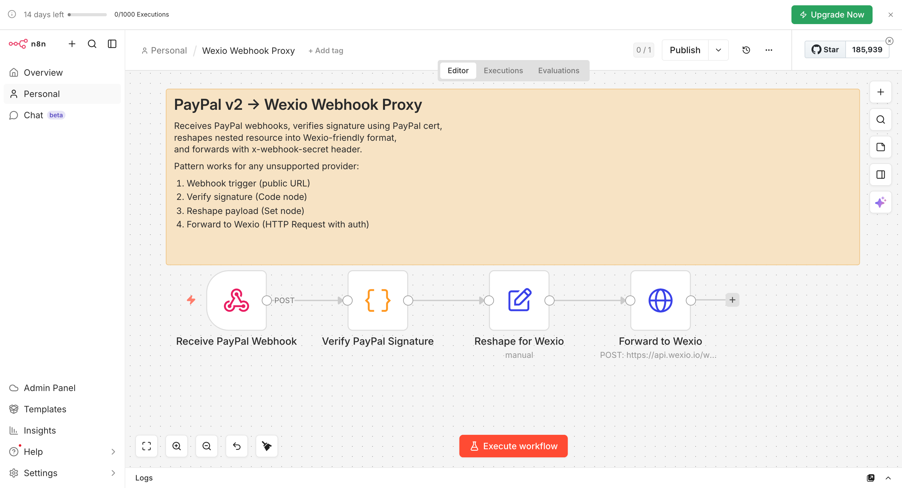 n8n proxy pattern
